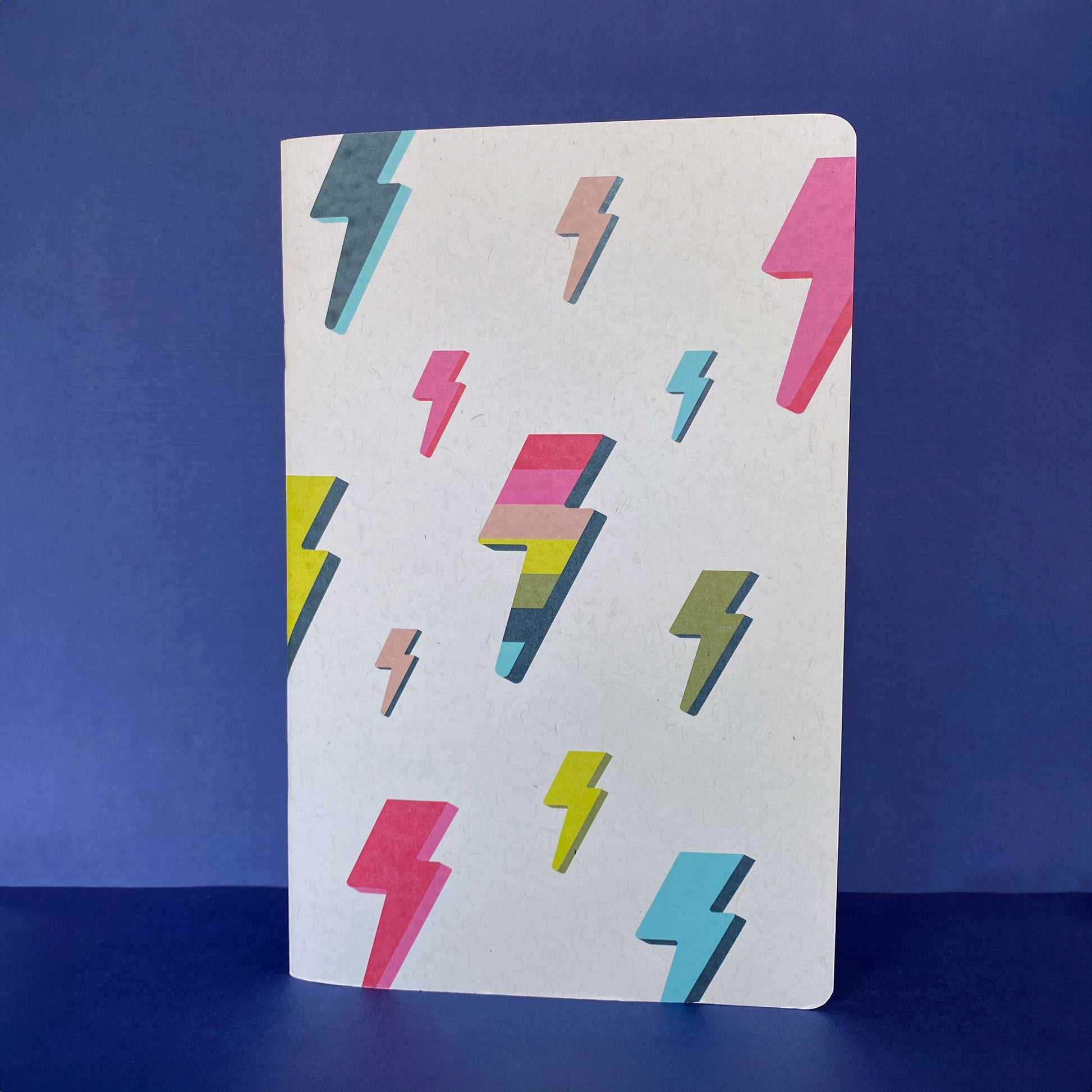 Lightning Bolt Girl Power Journal Blank Pages Notebook Sketchbook 